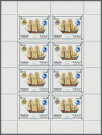 24026 Schardscha / Sharjah: 1969, Sailing Ships With Opt. Of Blue APOLLO 12 Emblem In An Investment Lot Wi - Schardscha