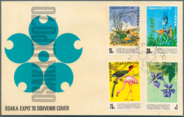 24062 Singapur: 1970/1978 + 1990: Collection & Accumulation Of About 380 First Day Covers, With A Few From - Singapore (...-1959)