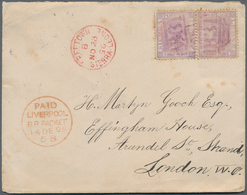 24091 Sierra Leone: 1895-1935: Three Covers And Six Postal Stationery Registered Envelopes To England, Wit - Sierra Leone (1961-...)