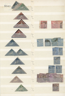 24109 Kap Der Guten Hoffnung: 1853/1902, Used And Mint Accumulation On Stockpages, From Apprx. 45 Copies T - Kaap De Goede Hoop (1853-1904)