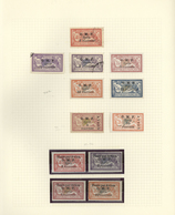 24167 Syrien: 1919/1958, Mainly Mint Collection In A Stanley Gibbons Album, Neatly Arranged On Leaves And - Syrië