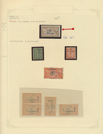 24176 Syrien: 1919/1923, Chielfy Mint Assortment Of 57 Stamps With Overprint Varieties, Showing Single Inv - Siria