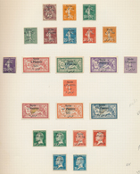 24201 Syrien: 1924/1971, Collection On Leaves Starting With 1924 Overprint Issues. The Stamps Are Lightly - Syrie