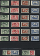 24203 Syrien: 1924, Olympic Games, Mainly Mint Assortment Of Both Issues, Comprising Eight Complete Sets O - Syrie