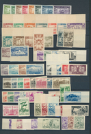 24209 Syrien: 1937/1955, Mint Collection Of Apprx. 96 IMPERFORATE Stamps With Only Complete Issues Incl. 1 - Syrien