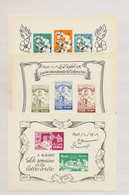 24215 Syrien: 1956/1961, U/m Collection On Stocksheets, Comprising Souvenir Sheets Michel Nos. Bl. 38/40+4 - Syrien