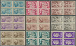 24222 Syrien: Great Stock Of Imperf Sheetlets In Lindner Album, Many Sets Of Fourties And Fifties Includin - Syrie