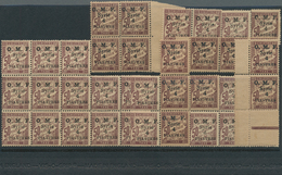 24224 Syrien - Portomarken: 1920/1924, U/m Assortment Of Different Issues, Mainly (larger) Units. Maury 7. - Siria