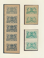 24231 Tannu-Tuwa: 1943, 22th Anniversary Of Republic, Specialised Mint Assortment Of 27 Stamps Of All Deno - Tuva