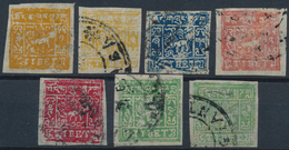 24246 Tibet: 1912-50's: Collection Of Stamps And Covers Including Genuine Stamps Of The Various Issues, Us - Autres - Asie