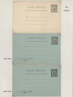 24272 Tunesien: 1888/1948 Ca., Almost Complete Collection With Ca.60 Different Mint Postal Stationeries, C - Tunisia (1956-...)