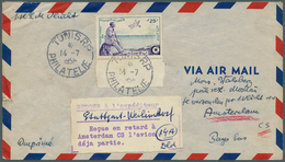 24276 Tunesien: 1899/2005, Accumulation Of Nearly 180 Covers/cards, Mainly Commercial Mail, Comprising A V - Tunesien (1956-...)