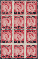 24346 Vereinigte Arabische Emirate -   Besonderheiten: 1957 (ca.), ESSAYS Of The British Postal Agency Wit - Sonstige & Ohne Zuordnung