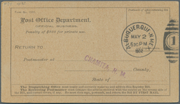 24389 Vereinigte Staaten Von Amerika: 1902-1904, Registered Package Receipt Cards With Good New Mexico Can - Sonstige & Ohne Zuordnung