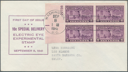 24406 Vereinigte Staaten Von Amerika: 1941/1942: 116 Good FDC, Many Plate Blocks, All FDC Are With Borders - Andere & Zonder Classificatie
