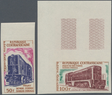 24463 Zentralafrikanische Republik: 1963/2000 (ca.), Accumulation In Box With Stamps And Miniature Sheets - Repubblica Centroafricana