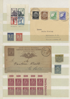 24489 Alle Welt: 1855/1964 (ca.), Mint And Used Assortment On Stockpages, Mainly Germany, Some Covers, Sou - Collezioni (senza Album)