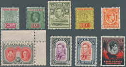 24490 Alle Welt: 1860/1945, Beautiful Small Stock Of Overseas And European Issues With High Emphasis On Br - Sammlungen (ohne Album)