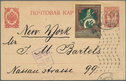 24519 Alle Welt: 1886/1920 Ca., MACHINE CANCELS: Accumulation Of Ca.150 Postal Stationery Cards Worldwide, - Collections (sans Albums)