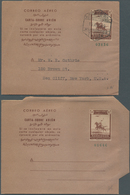 24588 Übersee: 1900-70, Album Containing Early Covers And Cards From Egypt With Good Part Air Letter Posta - Altri & Non Classificati