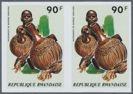 24606 Afrika: 1970/1989 (ca.), Accumulation With Only IMPERFORATE Stamps Incl. Rwanda, Burundi, Guinea, Et - Altri - Africa