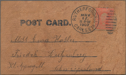 24617 Amerika: 1900/1960 (ca): 130 Covers And Postal Stationary USA And Canada, Including Early Airmail, C - Amerika (Varia)