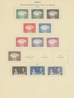 24656 Asien: 1937/1972, GULF STATES, Mint And Used Collection In Three Thick And Heavy Albums, Comprising - Altri - Asia