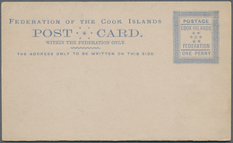24689 Ozeanien: 1880/1920 (ca.), Accumulation With About 55 Postal Stationeries From New Zealand, Cook Isl - Autres - Océanie