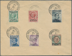 24768 Italienische Kolonien: 1912/1913, Aegean Islands/Levant/Libya, Lot Of 14 Envelopes (partly Shortened - Algemene Uitgaven