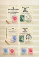 24801 Ballonpost: 1937/1951, Belgium Ballon Stamps, A Neat Collection Incl. 1937 And 1939 Gordon Bennet, 1 - Mongolfiere