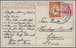 24843 Zeppelinpost Deutschland: 1912, Umfangreiche Sammlung "Flugpost Rhein/Main" Mit Ca. 135 Karten Mit D - Posta Aerea & Zeppelin