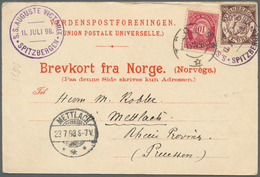 24851 Schiffspost Deutschland: 1894/1939, Hochinteressante Sammlung Von Ca. 100 Belegen Mit SCHIFFSPOST-ST - Lettres & Documents