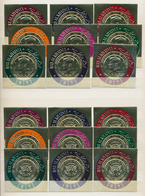 24908 Thematische Philatelie: 1960's/70's GOLD & SILVER STAMPS: Collection Of About 40 Souvenir Sheets And - Unclassified