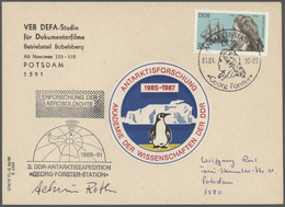 24951 Thematik: Antarktis / Antarctic: 1969/1991, EAST GERMAN ANTARCTIC RESEARCH (incl. A Few Arctic), Acc - Sonstige & Ohne Zuordnung