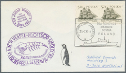 24954 Thematik: Antarktis / Antarctic: 1976/2005, POLISH ANTARCTIC RESEARCH, Collection Of Apprx. 370 Cove - Autres & Non Classés