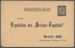 25012 Thematik: Druck-Zeitung / Printing-newspaper: Ab 1890, Sammlung Von 48 Ganzsachen Von Diversen BERLI - Zonder Classificatie