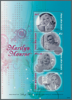 25047 Thematik: Film / Film: 2008. Lot Of 115 Souvenir Sheets MARILYN MONROE Each Containing The Stamps (a - Cinema