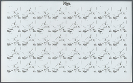 25072 Thematik: Flora, Botanik / Flora, Botany, Bloom: 1981, Niue. Progressive Proofs Set Of Sheets For Th - Andere & Zonder Classificatie