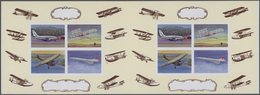 25106 Thematik: Flugzeuge, Luftfahrt / Airoplanes, Aviation: 1978, Samoa. Progressive Proofs Set Of Sheets - Vliegtuigen
