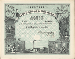 25184 Thematik: Licht-Nacht / Light-night: Aktien-Gesellschaft Für Gasbeleuchtung Zu Fürth, 1. Okt. 1858. - Non Classés