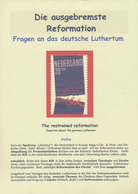 25185 Thematik: Luther: 1762/heute. Interessante Sammlung "Die Ausgebremste Reformation - Fragen An Das De - Teologi