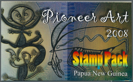 25203 Thematik: Malerei, Maler / Painting, Painters: 2008, Papua New Guinea. Lot Of 65 Stamp Packs PIONEER - Andere & Zonder Classificatie