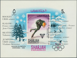 25287 Thematik: Olympische Spiele / Olympic Games: 1968, Sharjah, U/m Collection/accumulation Comprising M - Andere & Zonder Classificatie