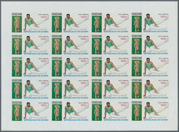25301 Thematik: Olympische Spiele / Olympic Games: 1969, Guinea. Progressive Proofs Set Of Sheets For The - Autres & Non Classés