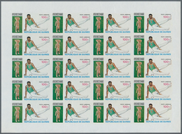 25301 Thematik: Olympische Spiele / Olympic Games: 1969, Guinea. Progressive Proofs Set Of Sheets For The - Sonstige & Ohne Zuordnung