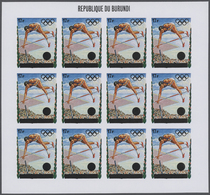 25309 Thematik: Olympische Spiele / Olympic Games: 1972, Burundi. Progressive Proofs Set Of Sheets For The - Autres & Non Classés