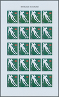 25319 Thematik: Olympische Spiele / Olympic Games: 1974, Burundi. Progressive Proofs Set Of Sheets For The - Autres & Non Classés