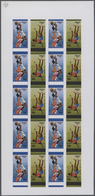 25323 Thematik: Olympische Spiele / Olympic Games: 1976, Burundi. Progressive Proofs Set Of Sheets For The - Autres & Non Classés