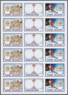 25335 Thematik: Olympische Spiele / Olympic Games: 1990, Cook Islands. Progressive Proofs Set Of Sheets Fo - Sonstige & Ohne Zuordnung