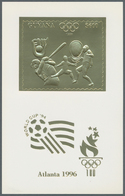 25358 Thematik: Olympische Spiele / Olympic Games: 1993, Guyana. Complete Set Of 6 Time 50 Souvenir Sheets - Autres & Non Classés